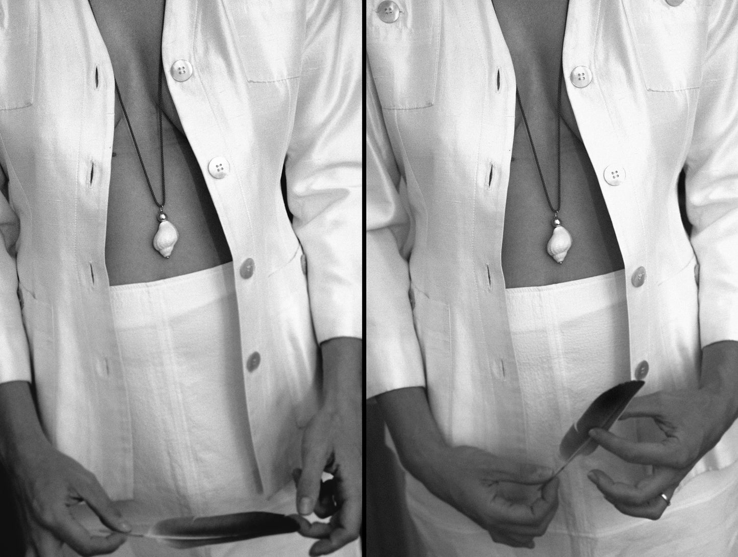 TOTEM PENDANT .02 - VERMILLION SILK