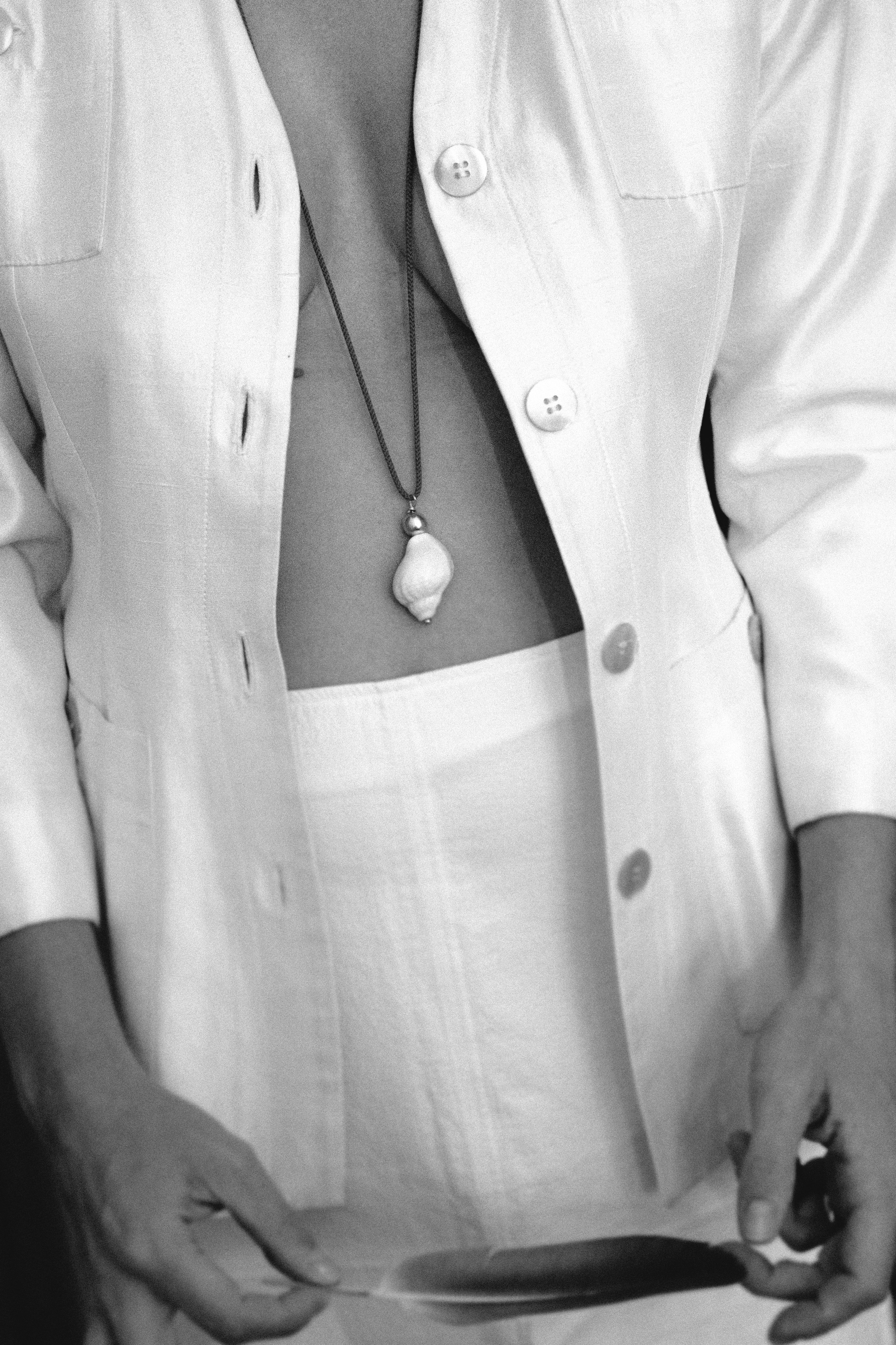 TOTEM PENDANT .02 - VERMILLION SILK