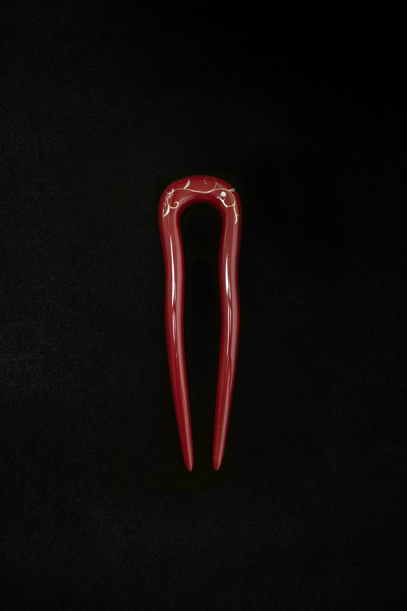 JAPAN EDIT — VERMILION URUSHI HAIRPIN