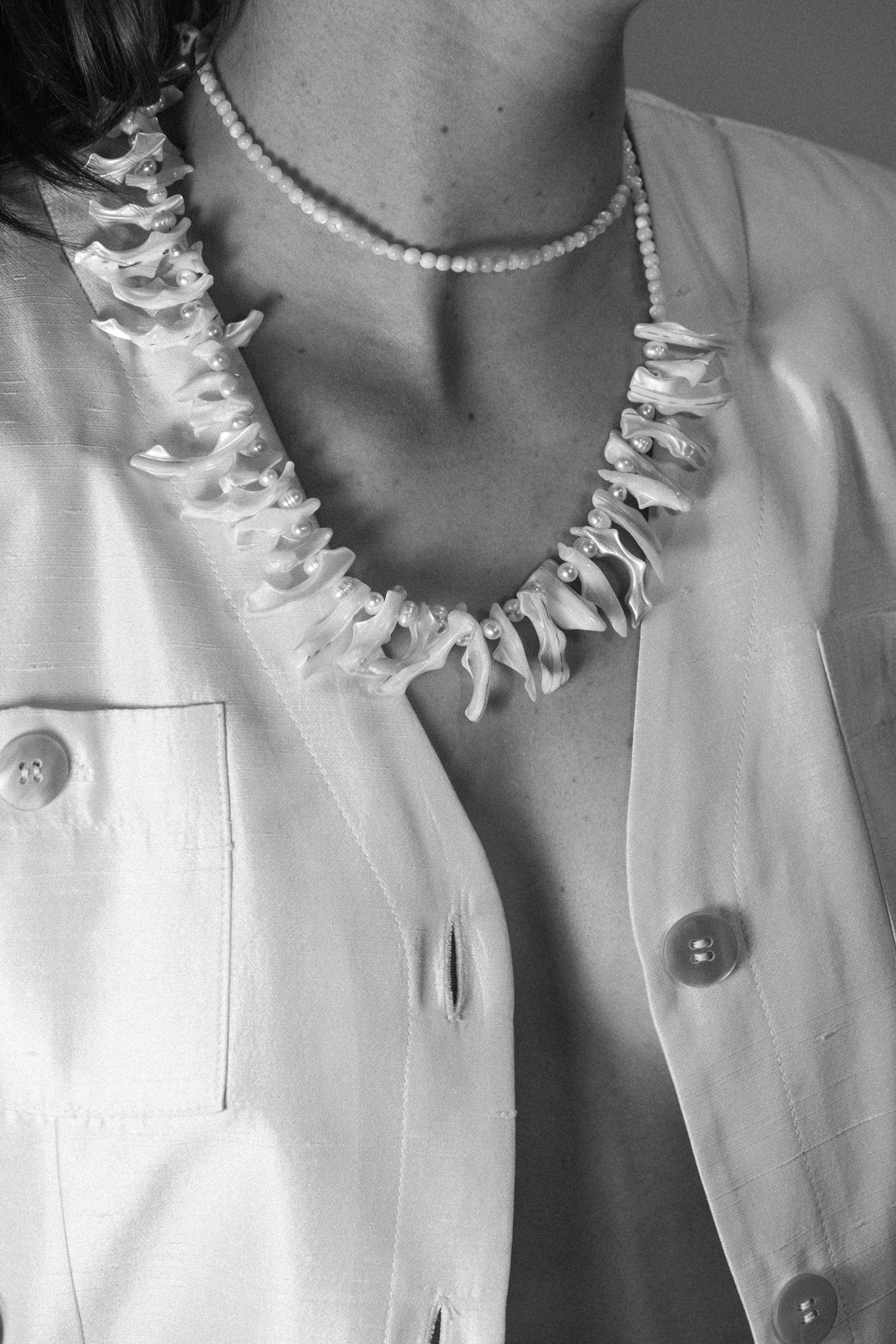 URCHIN MOTHER OF PEARL NECKLACE