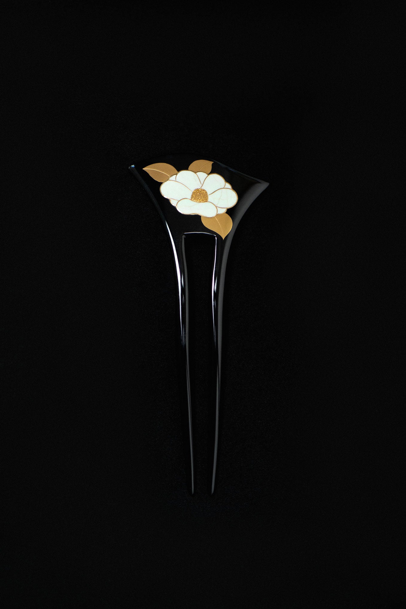 JAPAN EDIT —  MIDNIGHT TSUBAKI URUSHI LACQUER HAIRPIN