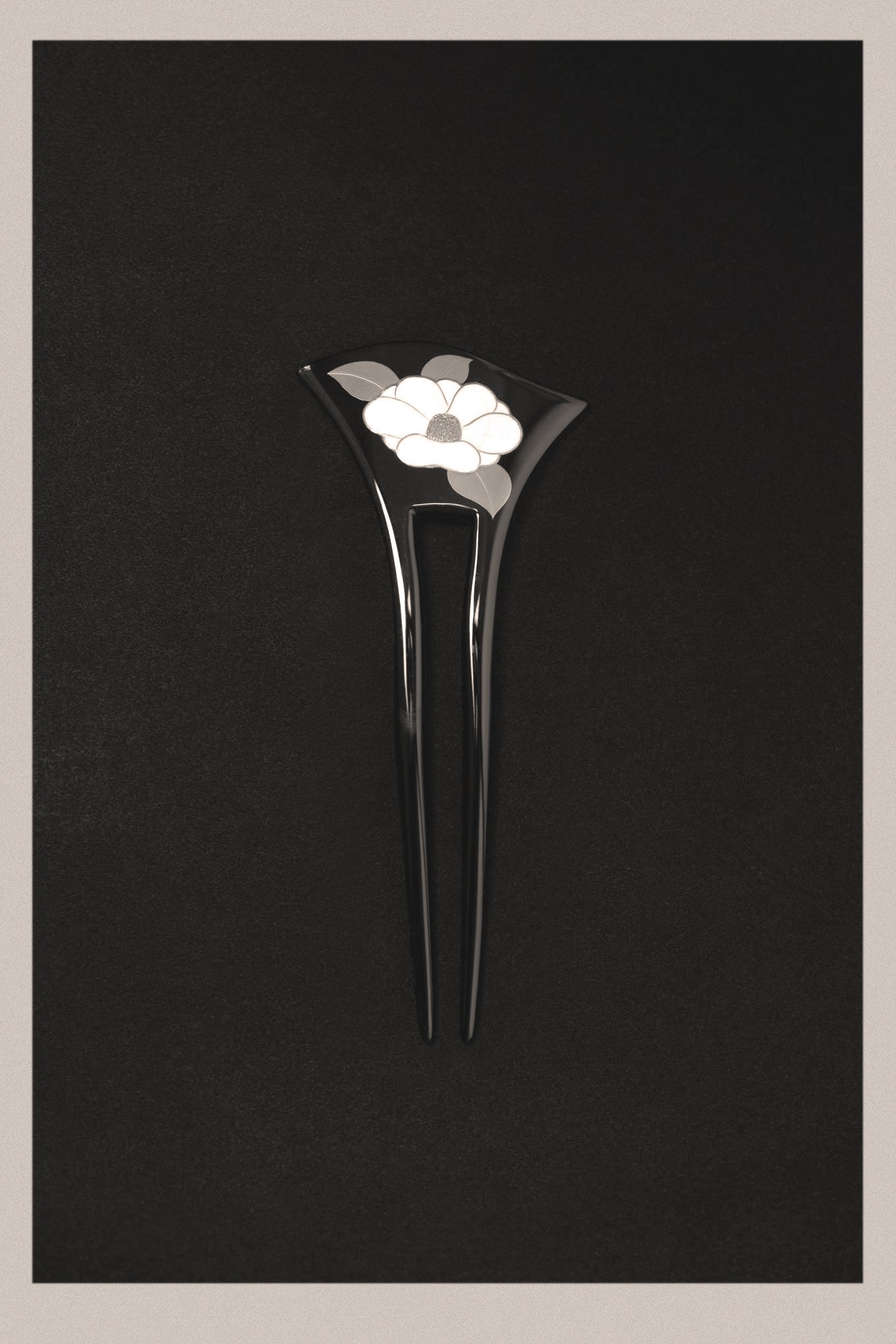 JAPAN EDIT —  MIDNIGHT TSUBAKI URUSHI LACQUER HAIRPIN