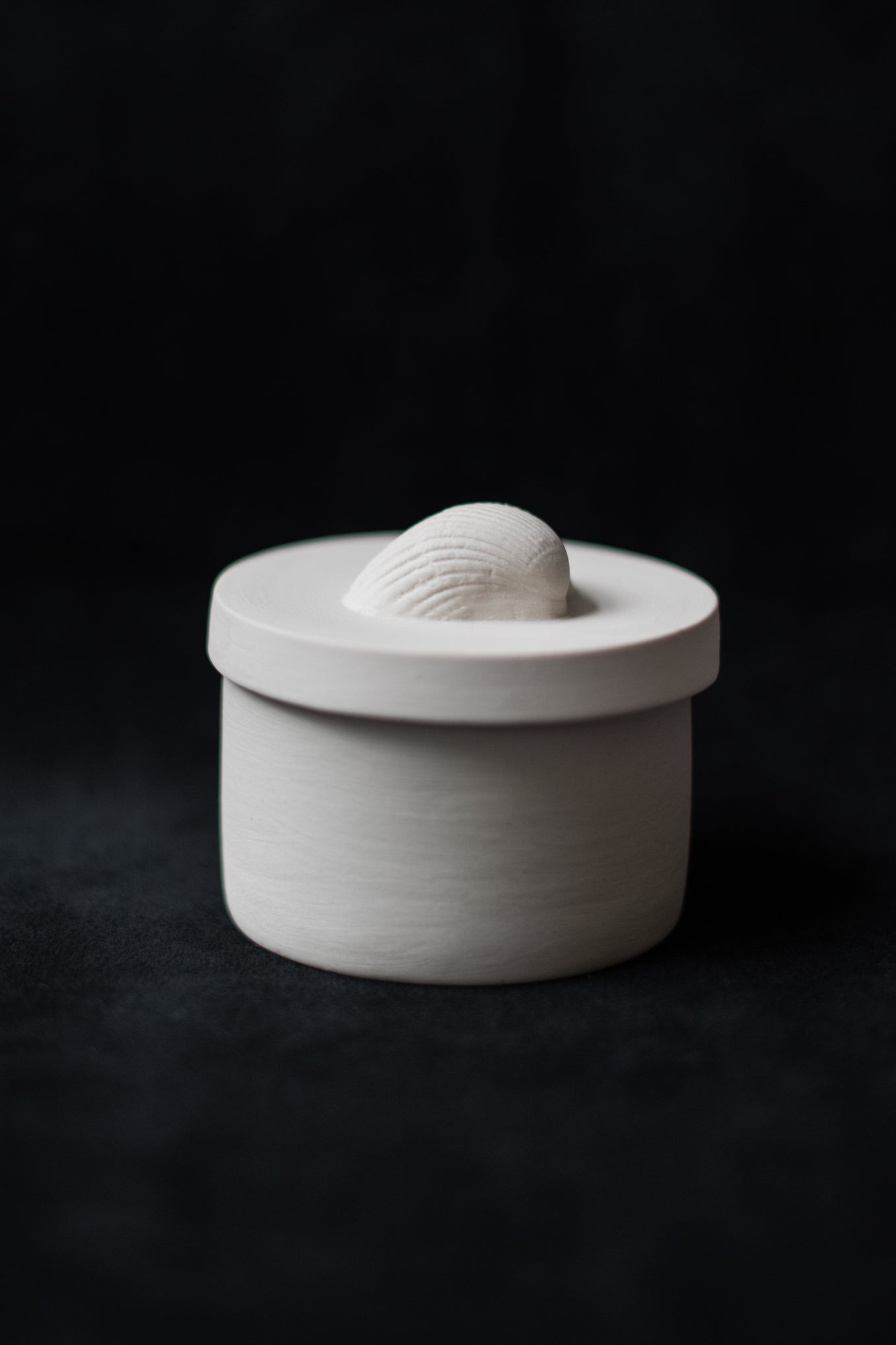 PORCELAIN BOX WITH SHELL .01