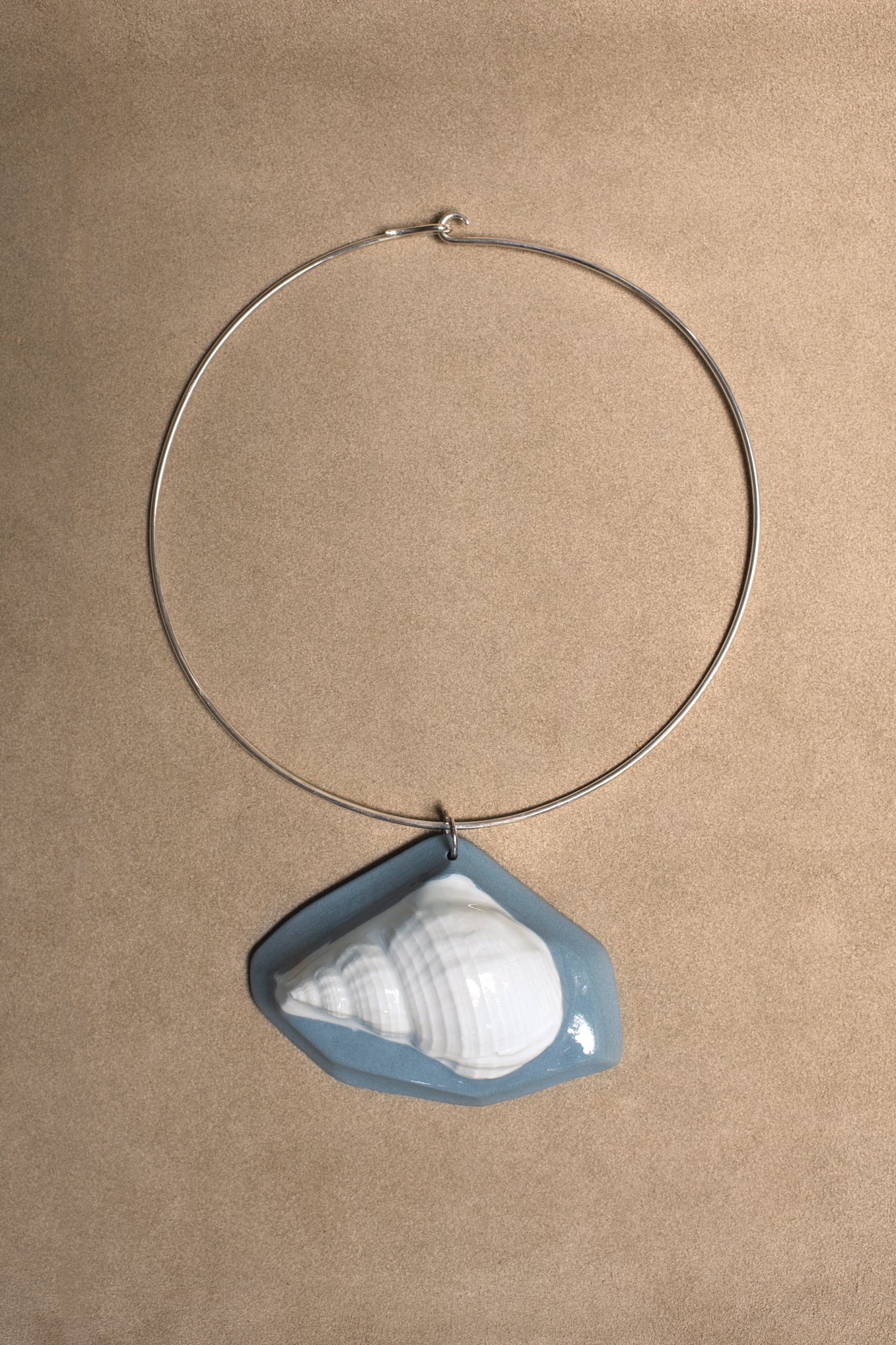 MINARET PORCELAIN SHELL COLLAR - SEA FOAM